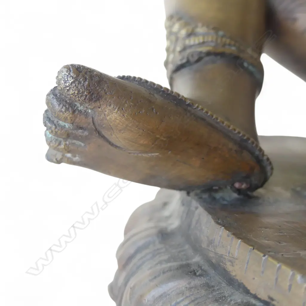 Tibetan bronze Green Tara figure, Image 1++